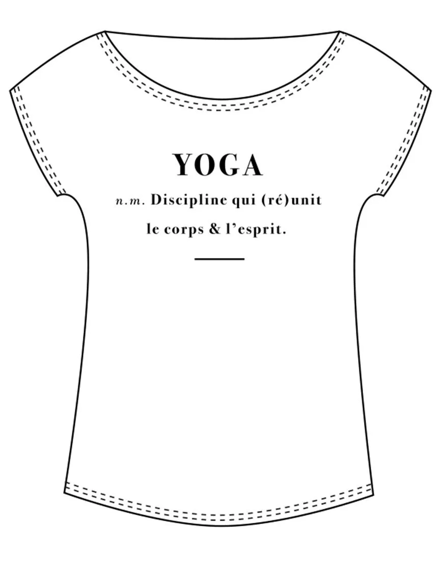T-shirt Temps Danse AVA YOGA - Avant scène